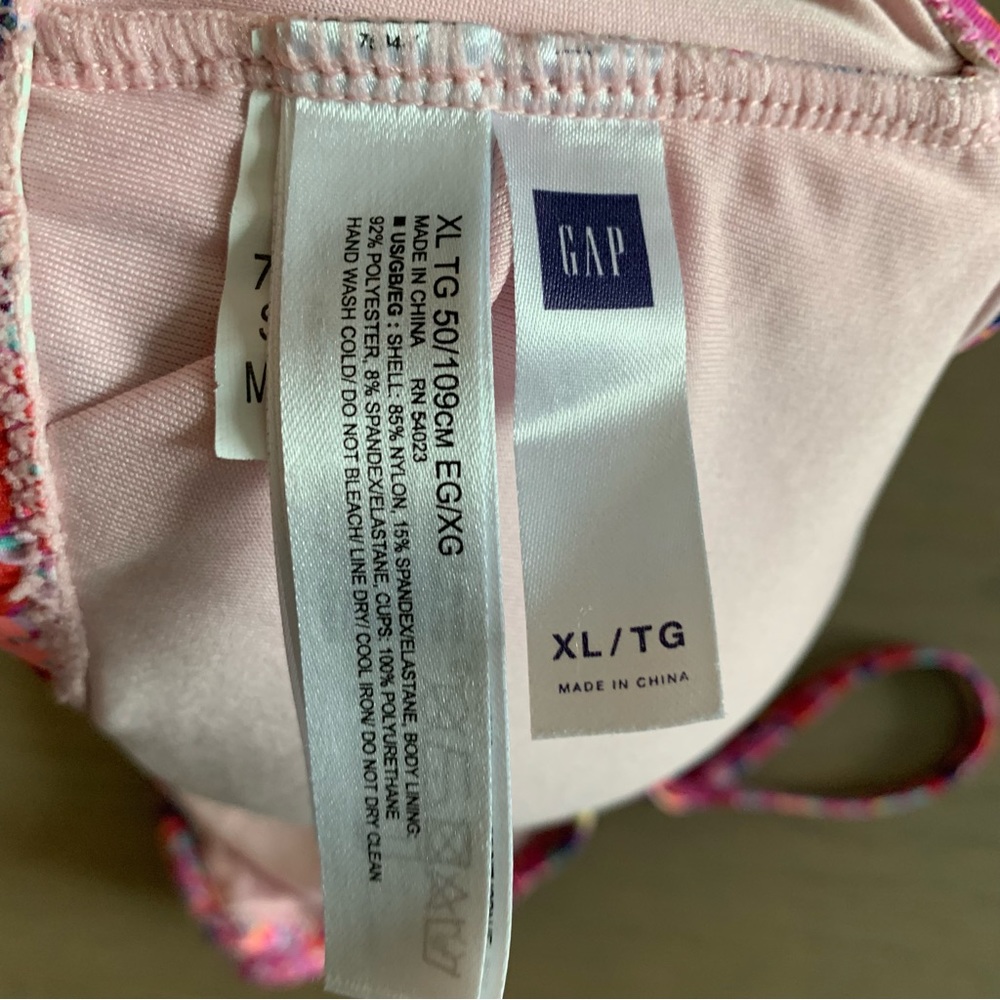 Gap Pink Floral Bikini Top - Picture 3 of 3